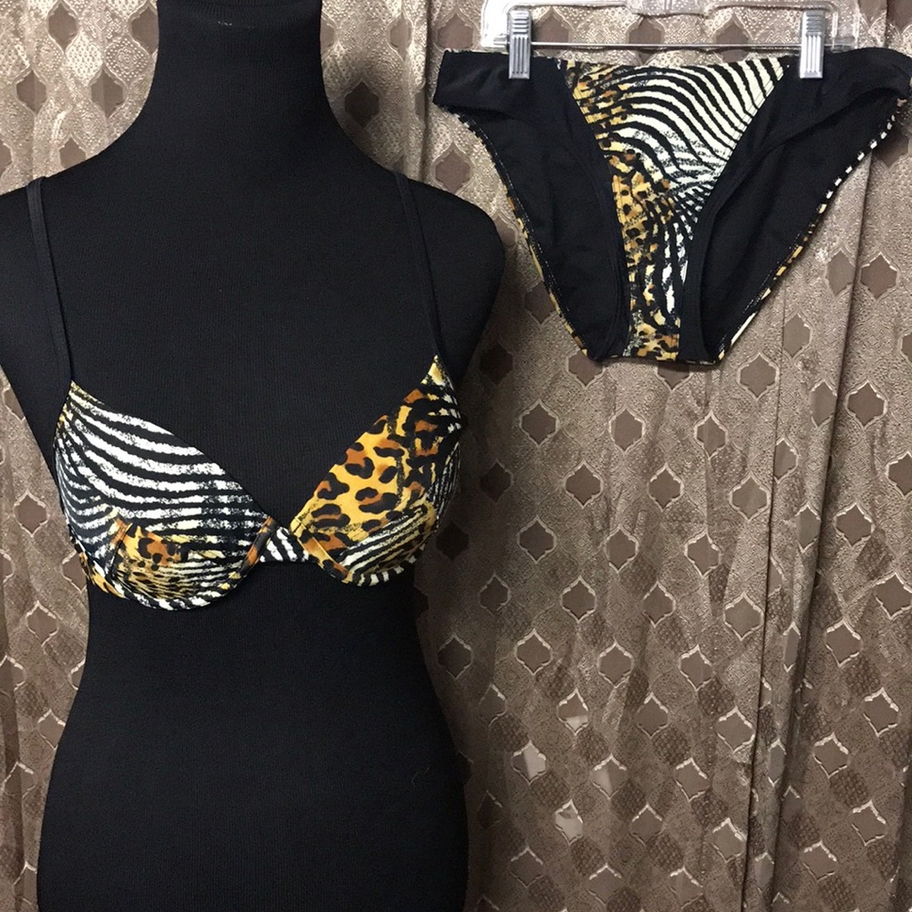 Animal print bikini